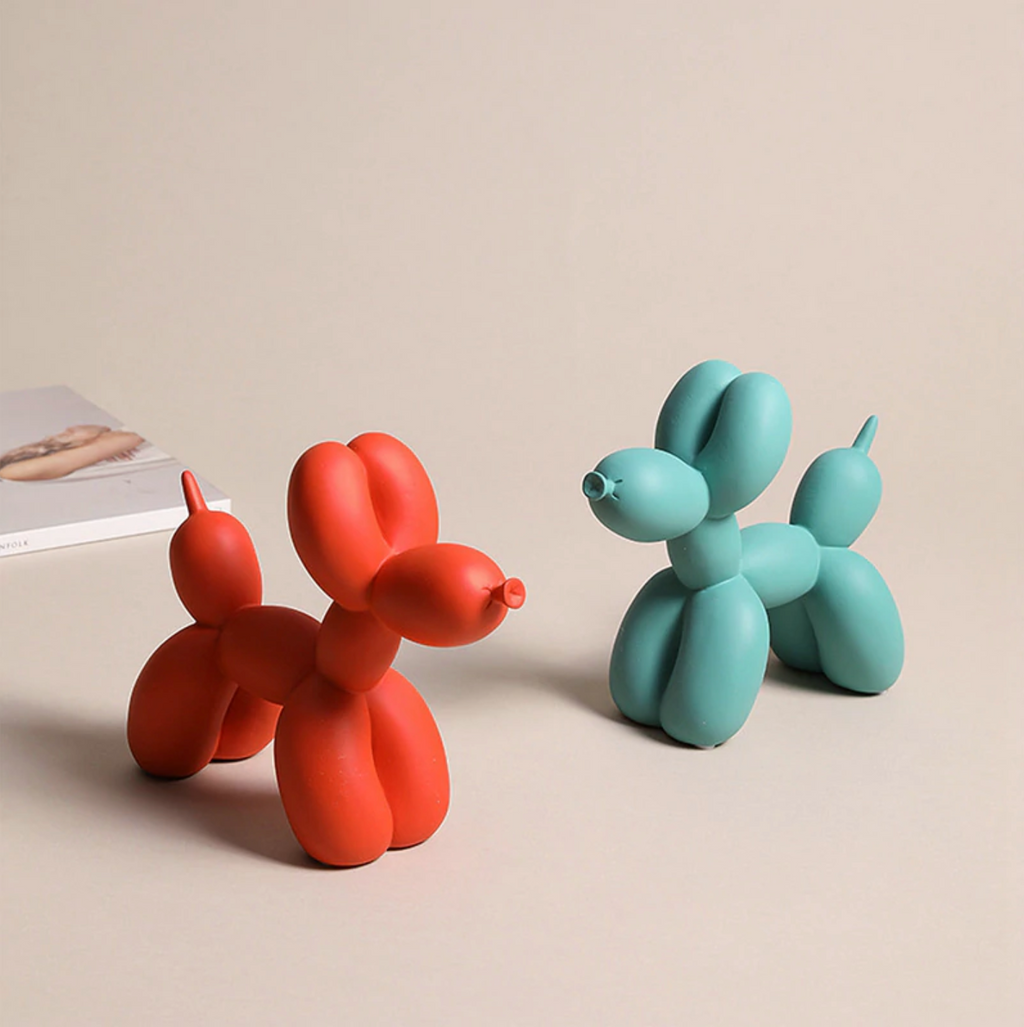 Skorter | BalloonDog Lively Dog Sculpture | Pop-Art Decoration | Modern Home Decor | Handmade Statue