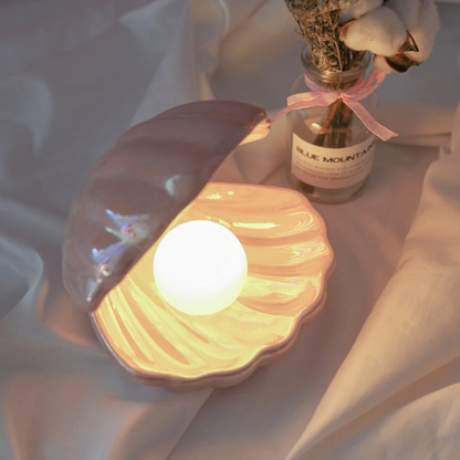 Skørter | Pearl Shell - Ceramic Lamp