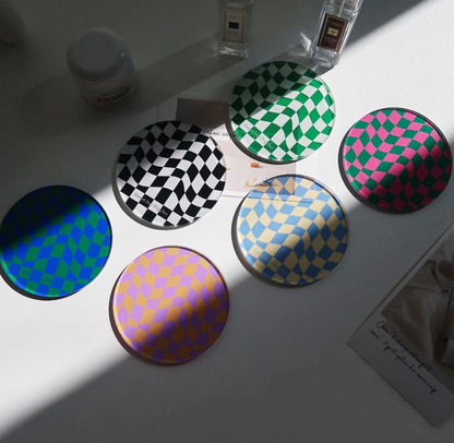 Skorter | Checkered Acrylic Coaster