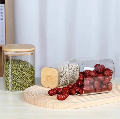 Skorter | 12 Piece Glass Spice Jar Set
