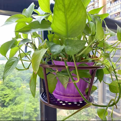 Skorter | 3Pc Over the Balcony Flower Pot Holder Black Nov