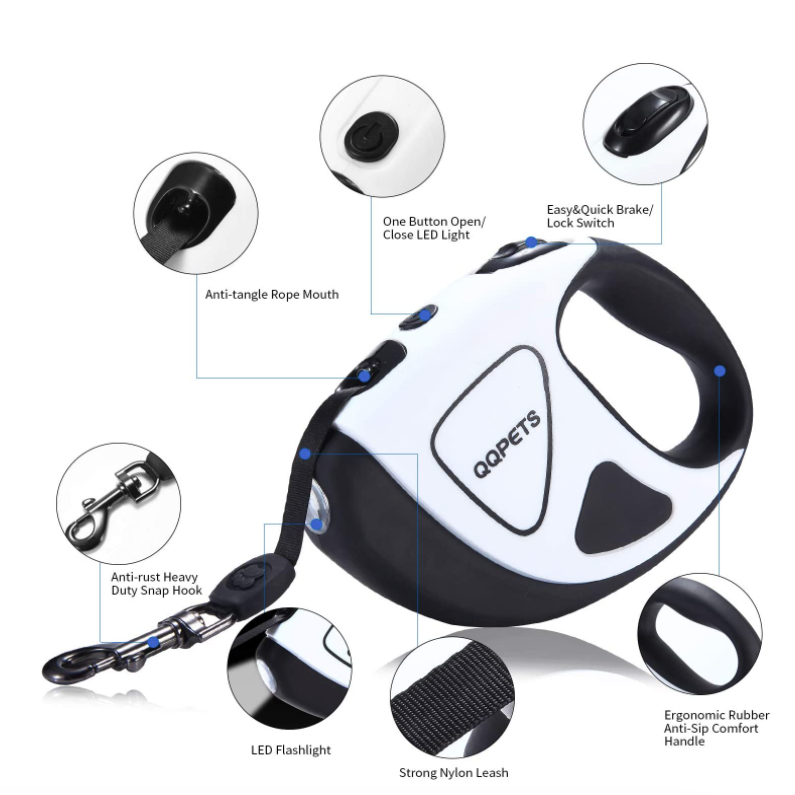 Skorter | Dog Leash with Bright LED Flashlight