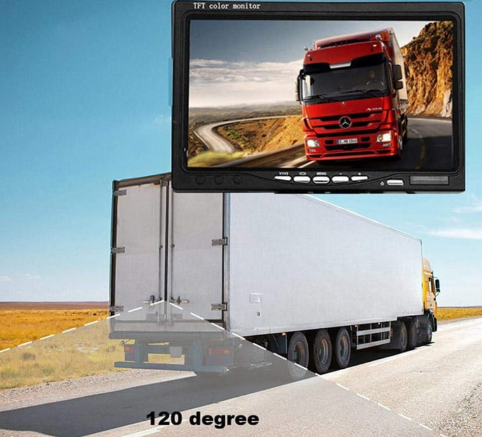 Skorter | Trailer Truck RV Wireless Backup Camera System with 7" Screen & Wide-Angle View