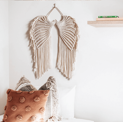 Skorter | Angel Wings Macrame Hanging Wall Decoration