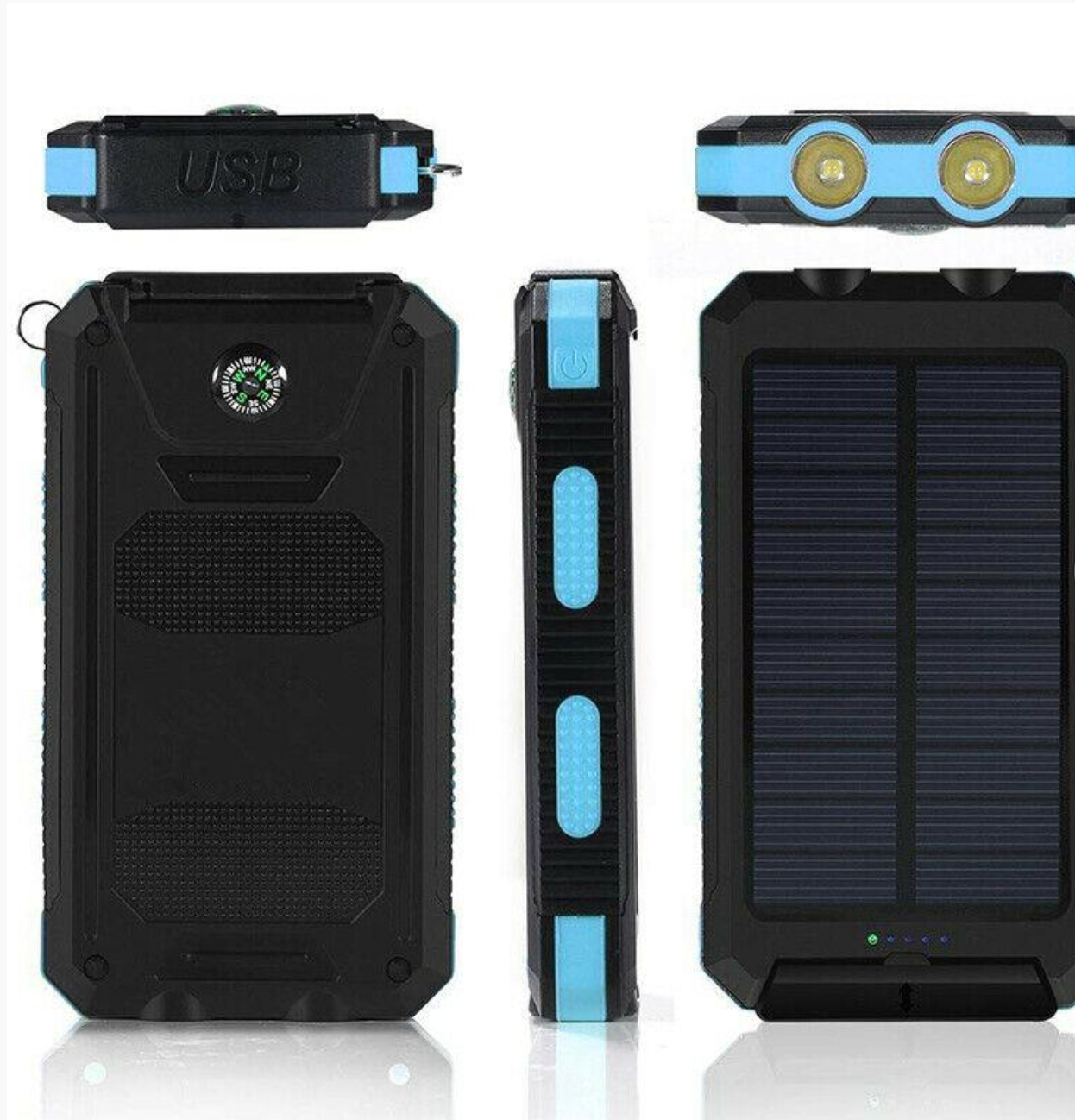 Skorter | 500000mAh Solar Charger Waterproof Power Bank External
