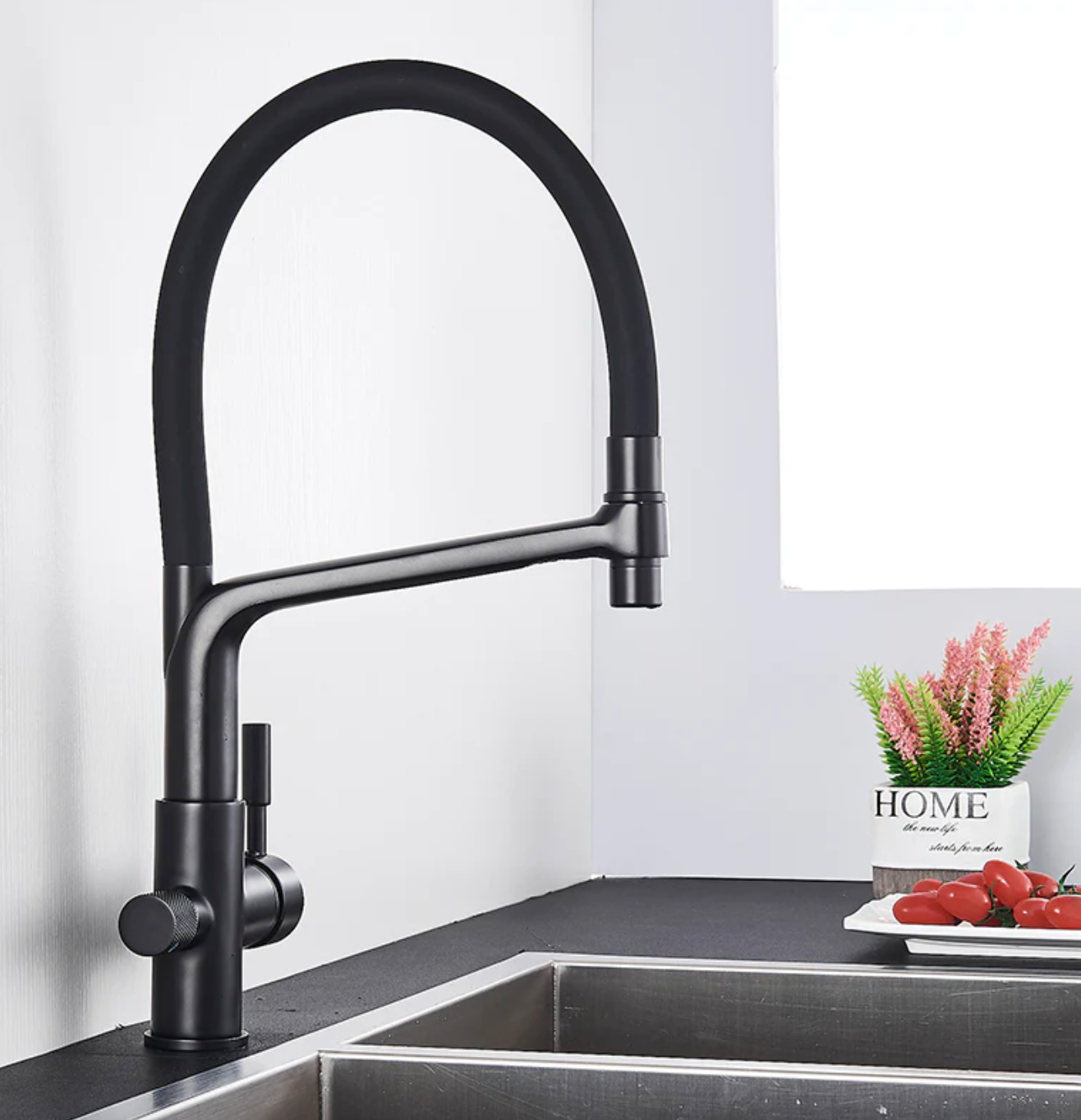 Skorter | Double Outlet Drinking Water Faucet Filtered Kitchen Faucets