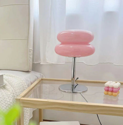 Skorter | LueurRose – Retro Table Lamp with Dimmable LED and USB
