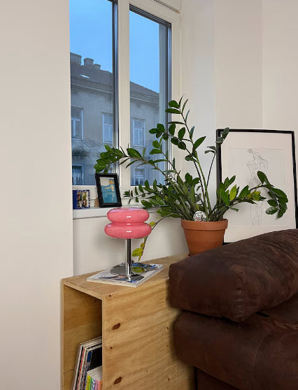 Skorter | LueurRose – Retro Table Lamp with Dimmable LED and USB