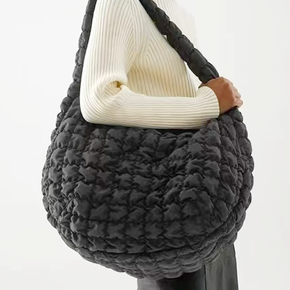 Skorter | Cross Quilt X-Large Shoulder Bag