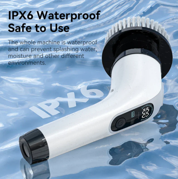 Skorter | Cordless Electric Cleaning Brush – 7 Interchangeable Heads for Effortless Deep Cleaning