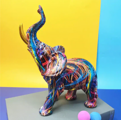 Skorter | Colorful Elephant Statue