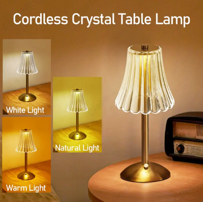 Skorter | Wireless Crystal Table Lamp with Dimming Function