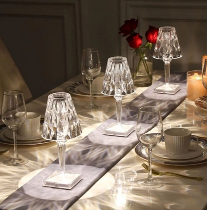 Skorter | Acrylic Glass Crystal Table Lamp