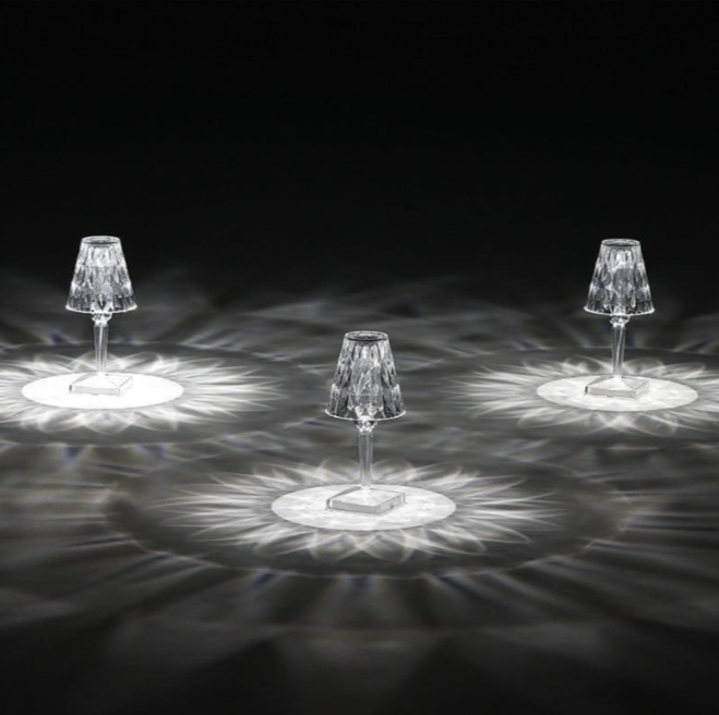 Skorter | Acrylic Glass Crystal Table Lamp