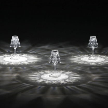 Skorter | Acrylic Glass Crystal Table Lamp