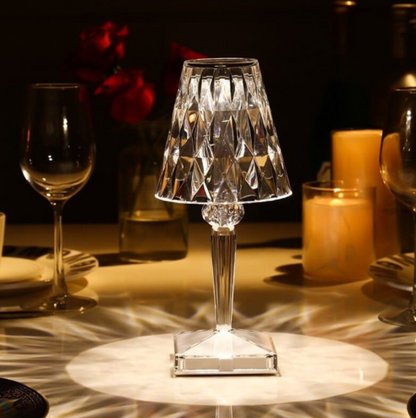 Skorter | Acrylic Glass Crystal Table Lamp