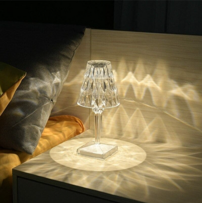 Skorter | Acrylic Glass Crystal Table Lamp