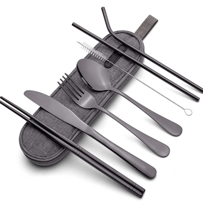 Skorter | Compact stainless steel cutlery set for on the go