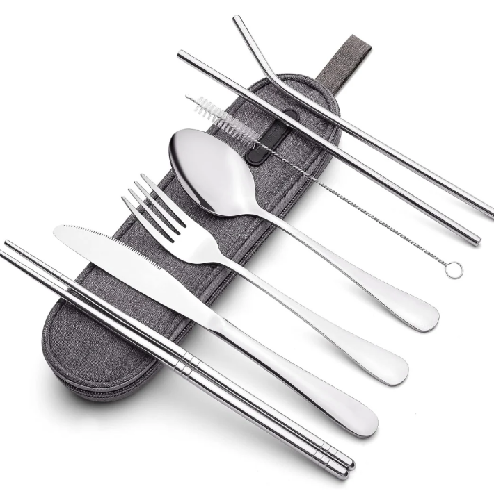 Skorter | Compact stainless steel cutlery set for on the go