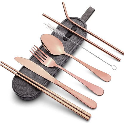 Skorter | Compact stainless steel cutlery set for on the go