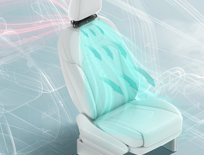 Skorter | Zara Car Headrest Fan – USB Compact Ventilation System for Back Seat with 3 Speeds