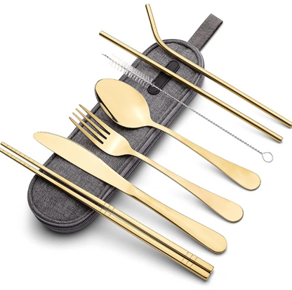 Skorter | Compact stainless steel cutlery set for on the go