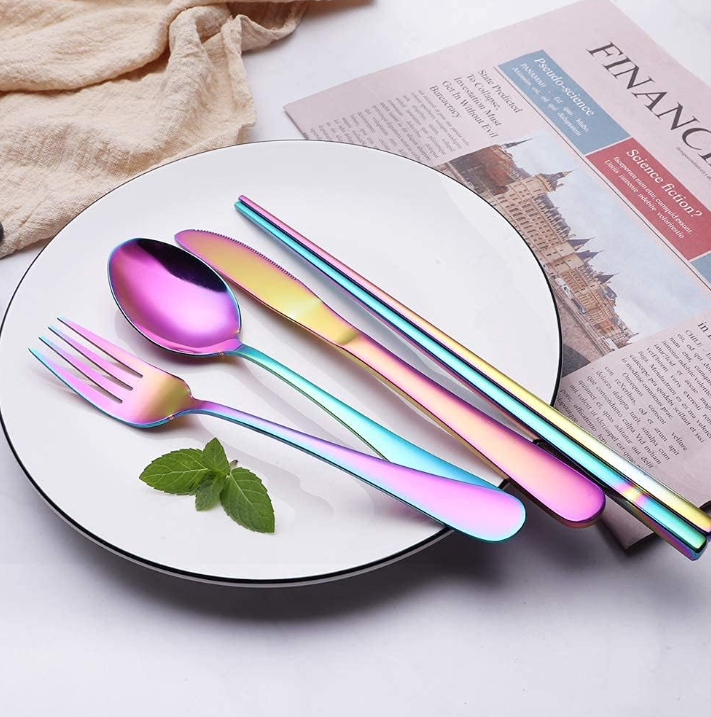 Skorter | Compact stainless steel cutlery set for on the go