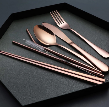 Skorter | Compact stainless steel cutlery set for on the go