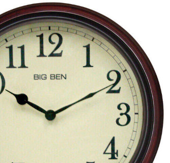 Skorter | TimelessWood - Classic Wall Clock in Brown