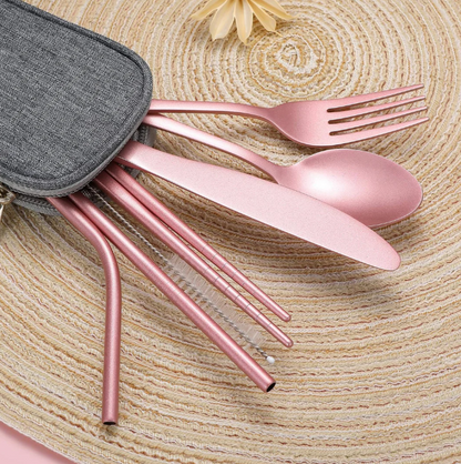 Skorter | Compact stainless steel cutlery set for on the go