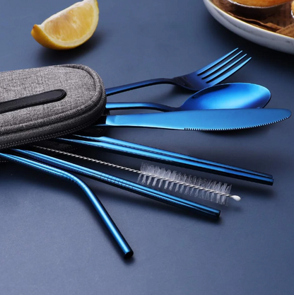 Skorter | Compact stainless steel cutlery set for on the go