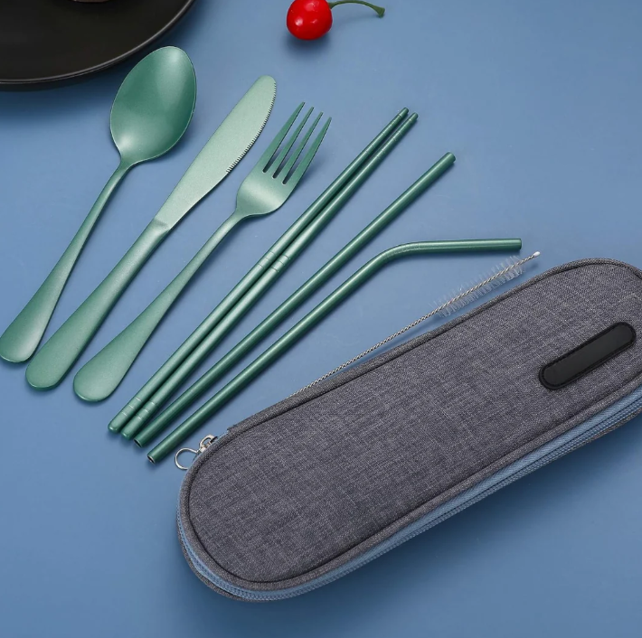 Skorter | Compact stainless steel cutlery set for on the go