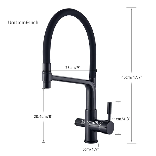 Skorter | Double Outlet Drinking Water Faucet Filtered Kitchen Faucets