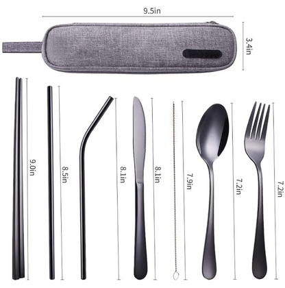 Skorter | Compact stainless steel cutlery set for on the go