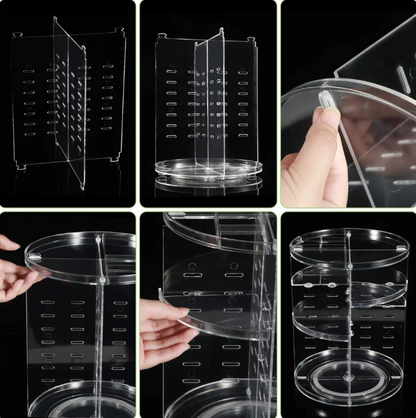 Skorter | 360° Rotating Makeup Storage Organizer