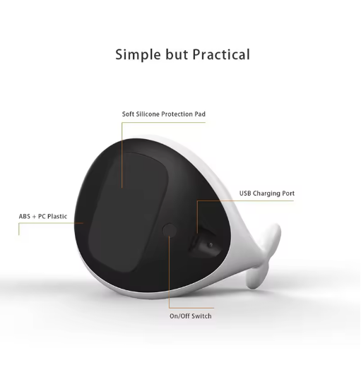 Skorter | Charming Color Changing Whale Night Light