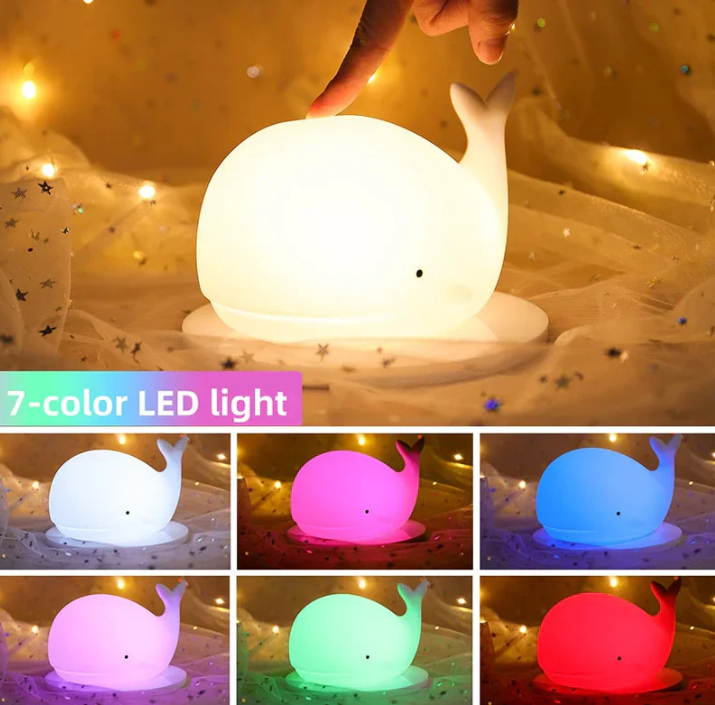 Skorter | Charming Color Changing Whale Night Light