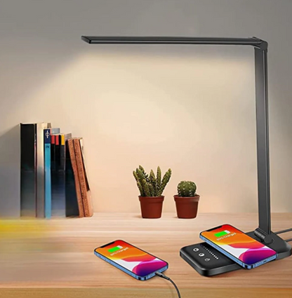 Skorter | Contemporary Adjustable LED Table Lamp with Charging Function