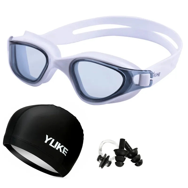 Skorter | Anti-Fog Waterproof Swimming Goggles - Stylish Plated Eyewear