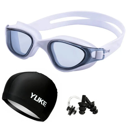 Skorter | Anti-Fog Waterproof Swimming Goggles - Stylish Plated Eyewear