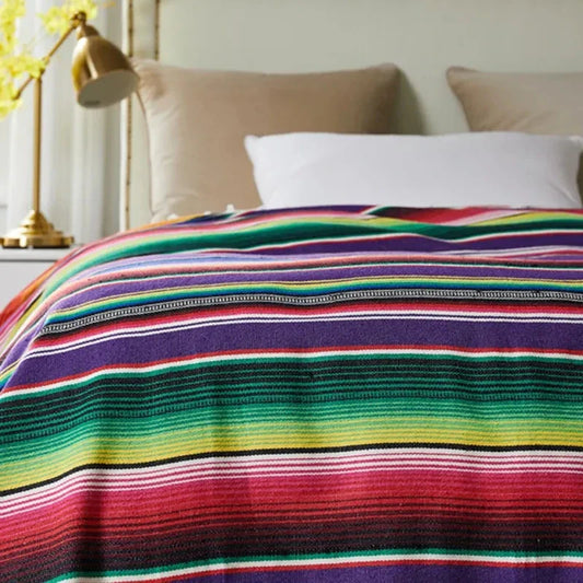 Skorter | Colorful Mexican Serape Blanket