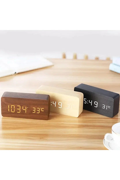 Skorter | Wood LED Digital Clock