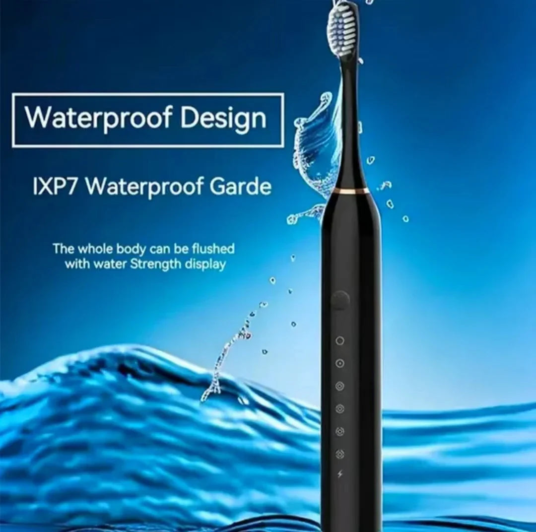 Skorter | Electric Toothbrush Waterproof DuPont Brush Head USB Rechargeable High Frequency Cleaning