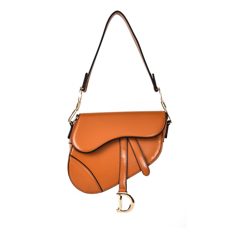 Skorter | Luxurious Women's Shoulder Bag - exclusive PU - leather Saddle Bag