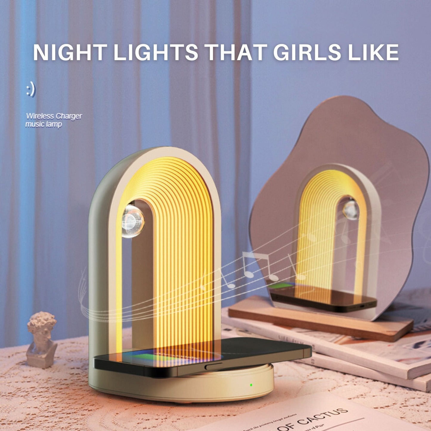 Skorter | LUMIVIBE – Wireless Charging and Speaker Lamp