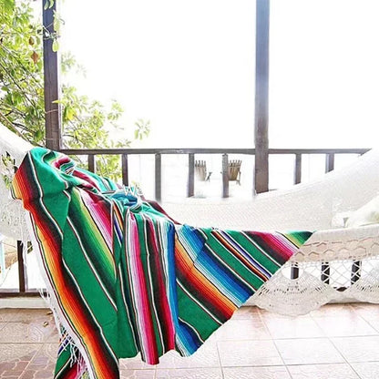 Skorter | Colorful Mexican Serape Blanket