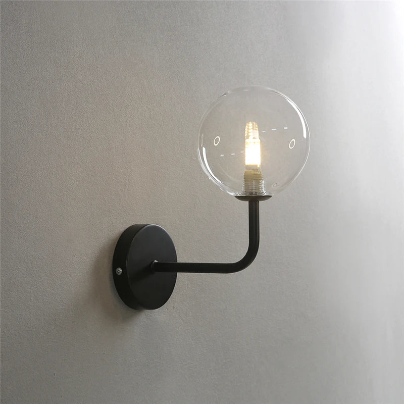 Skorter | NordicLuxe - Glass wall lamp - Modern LED lamp for bedroom and living room