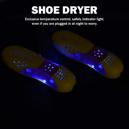Skorter | Electric Shoe Dryer and Deodorizer with Heat, UV Odor Eliminator, Dehumidifier, Foot Warmer Household Device