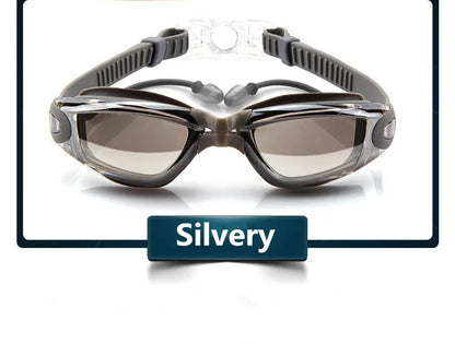 Skorter | Electroplated Waterproof Silicone Swimming Glasses for Adults