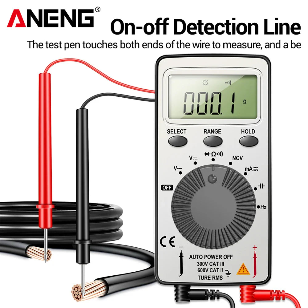 Skorter | AN101 Mini Digital Multimeter - T-RMS AC/DC Capacitance Tester